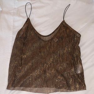 Urban Outfitters Metallic Tank Top